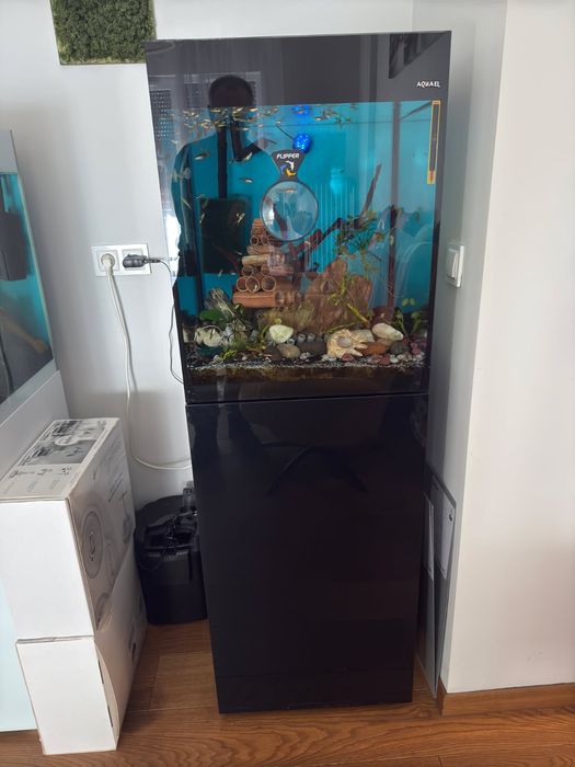 Akwarium 160 z szafką i wyposażeniem