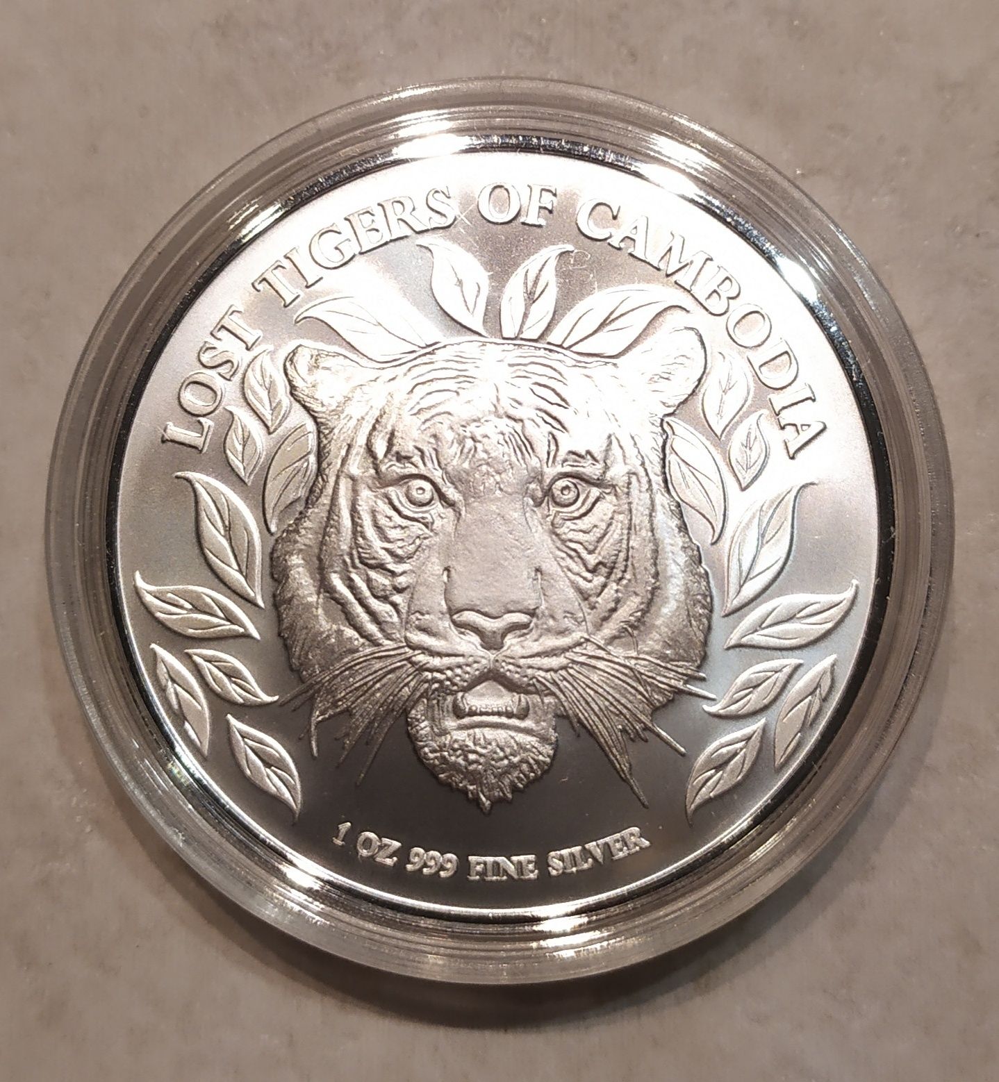Srebrna moneta kolekcjonerska Kambodża 2022r.