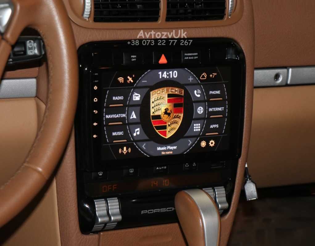 Магнитола CAYENNE Porsche 955 957 Каен GPS TV 2 дин CarPlay Android 14