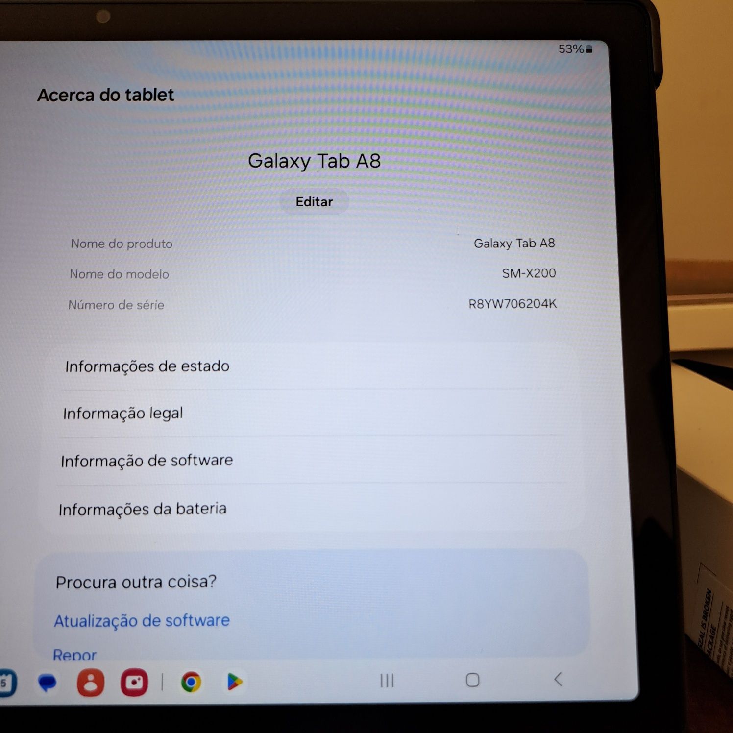 Tablet Galaxy Tab A8 10.5" de 64/4Gb + Capa Original