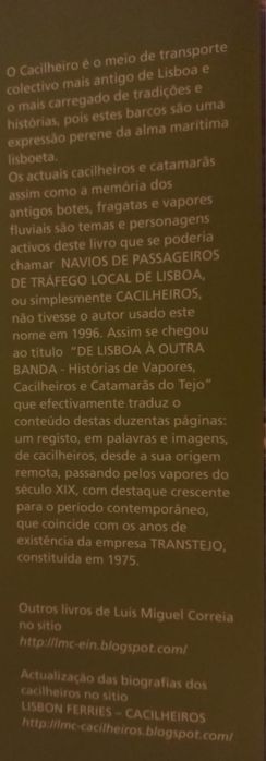 Livro de Lisboa à outra Banda