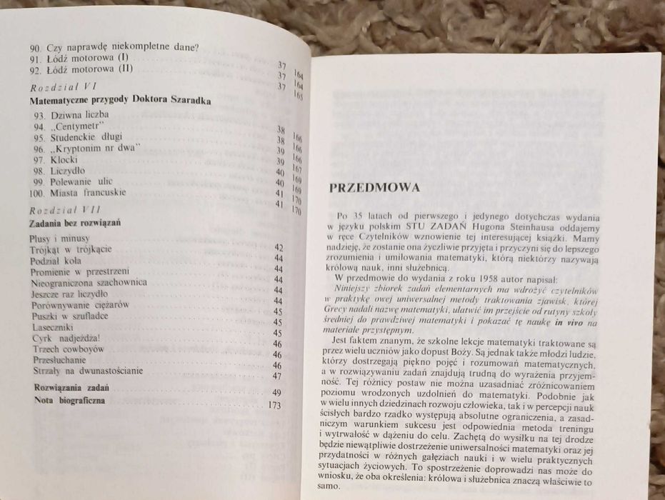 100 zadań Klasyka matematyki  HUGO Steinhaus