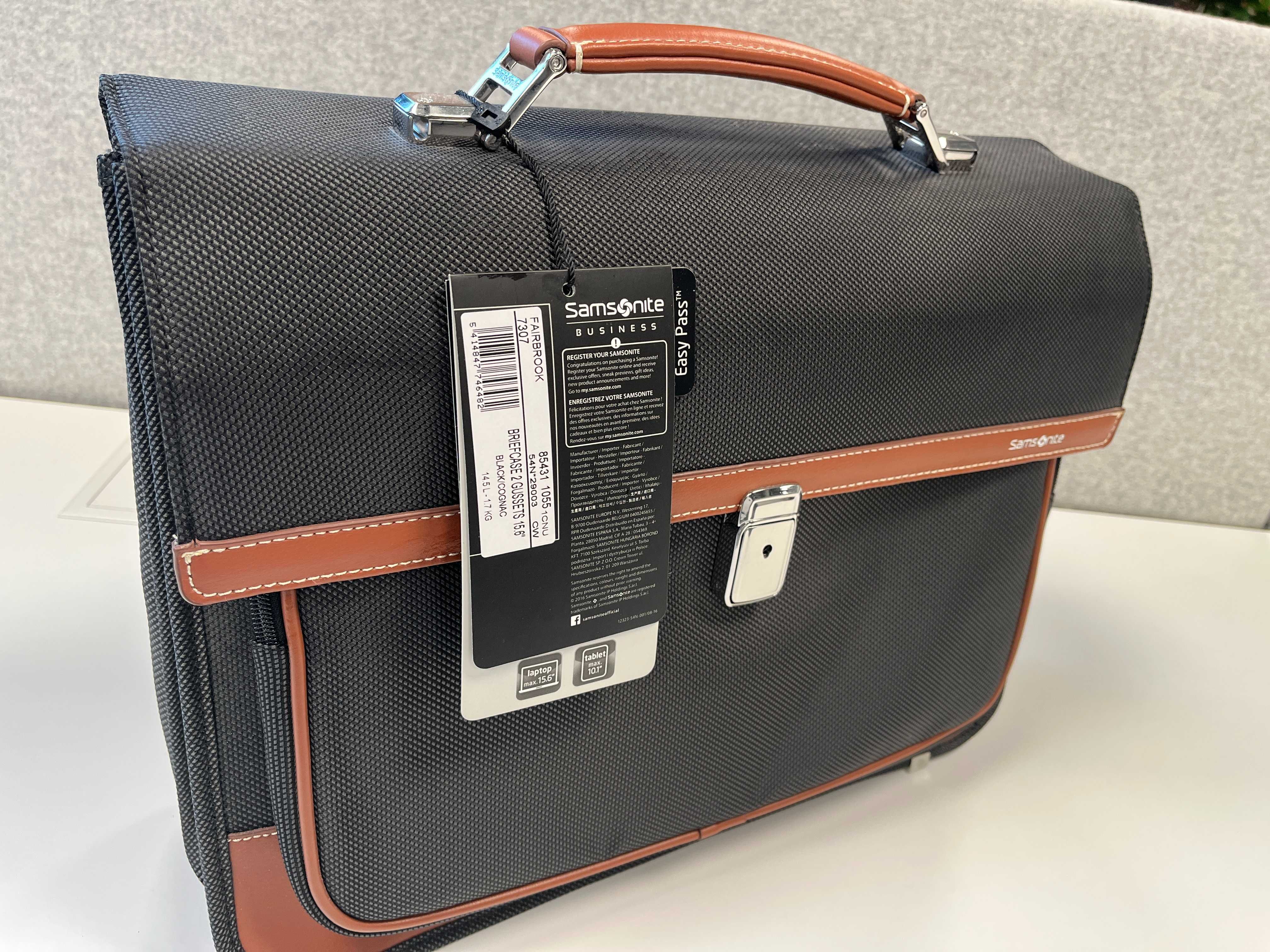 Samsonite - teczka na laptop 15,6" - NOWA