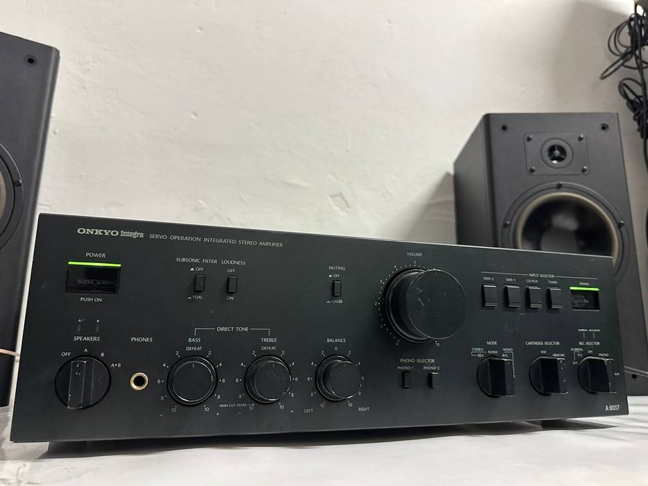 +Wzmacniacz stereo Onkyo A-8017, 2 x 115 W, Japan