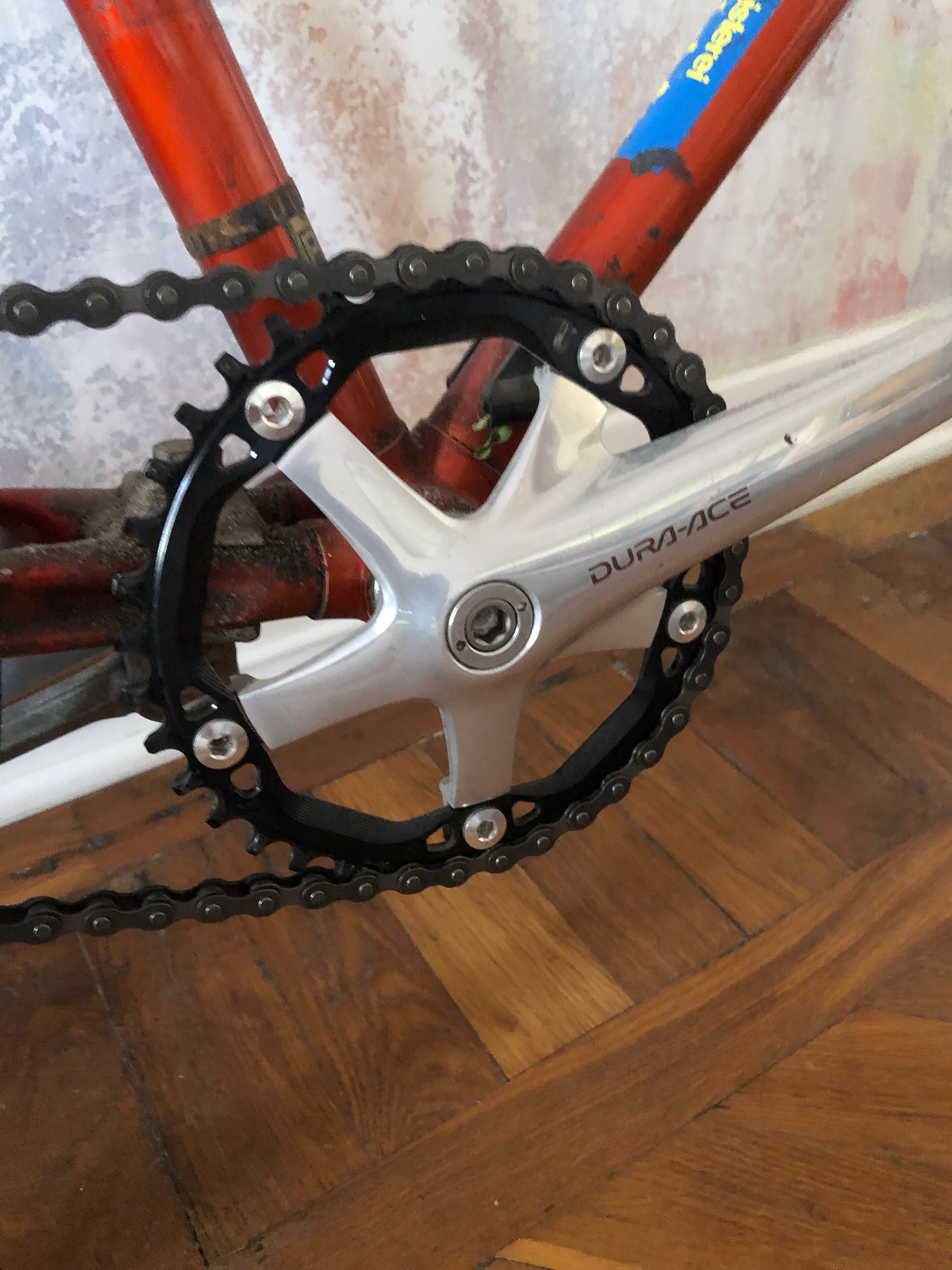 Ретро велосипед. Фикс. Dura-Ace