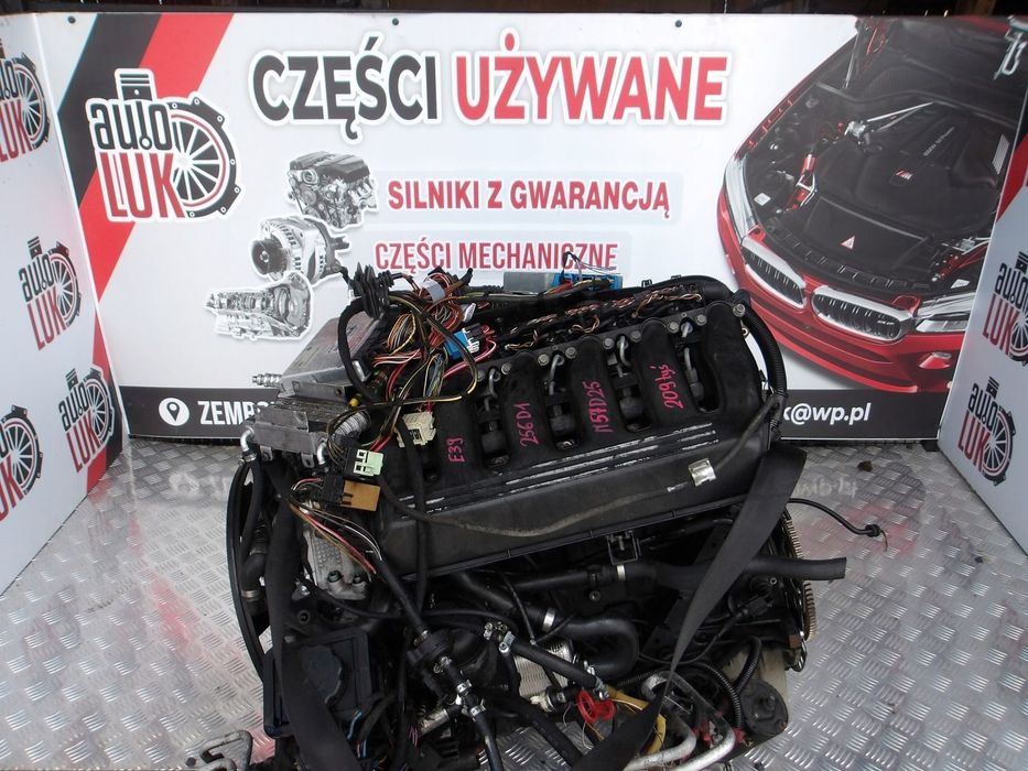 SILNIK KOMPLETNY SWAP BMW E39 2.5D R6 M57D25 256D1 209 TYS