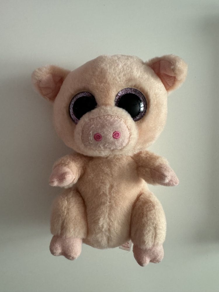 Ty Piggley Świnka brokatowe oczy maskotka wysokość 17cm.