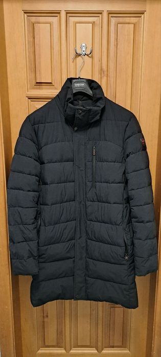 Пальто мужское зимнее чёрное