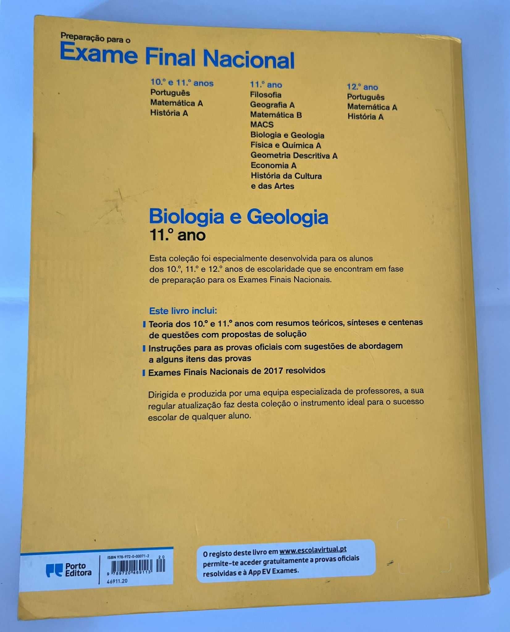 Exame Final Nacional Biologia e Geologia (11º)  Porto Editora