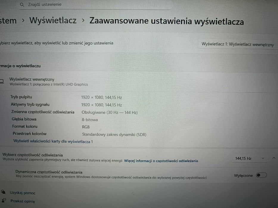 MSI Notebook Katana GF66 11UC-865XPL nOS i5-11400H/16GB/512SSD/RTX3050