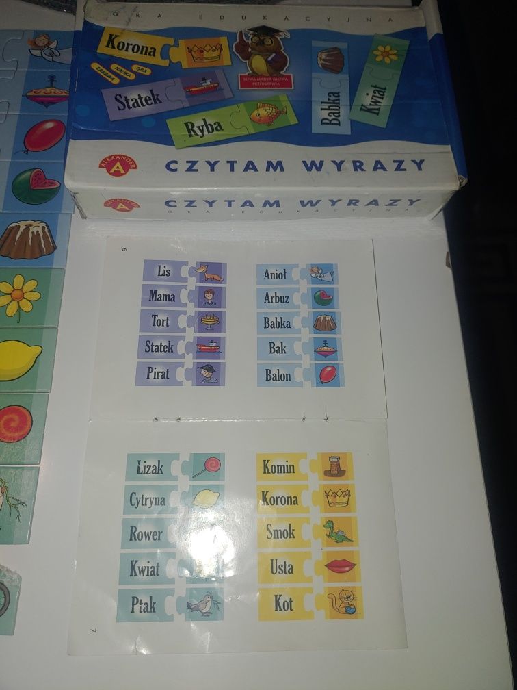 Gra edukacyjna czytam wyrazy 5-8 lat