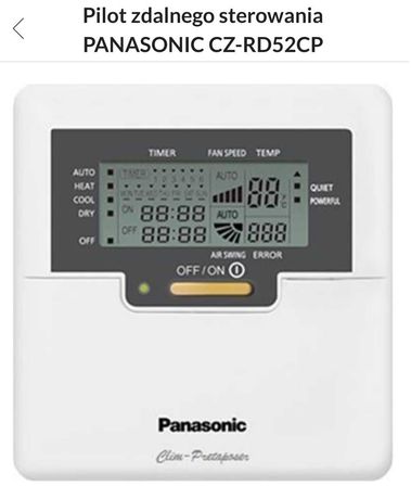 Sterownik Panasonic CZ-RD52CP