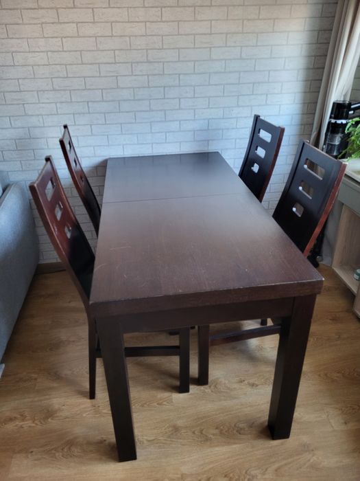 Stół z krzesłami zestaw do jadalni