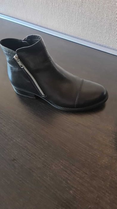 buty skórzane jesienne damskie nowe