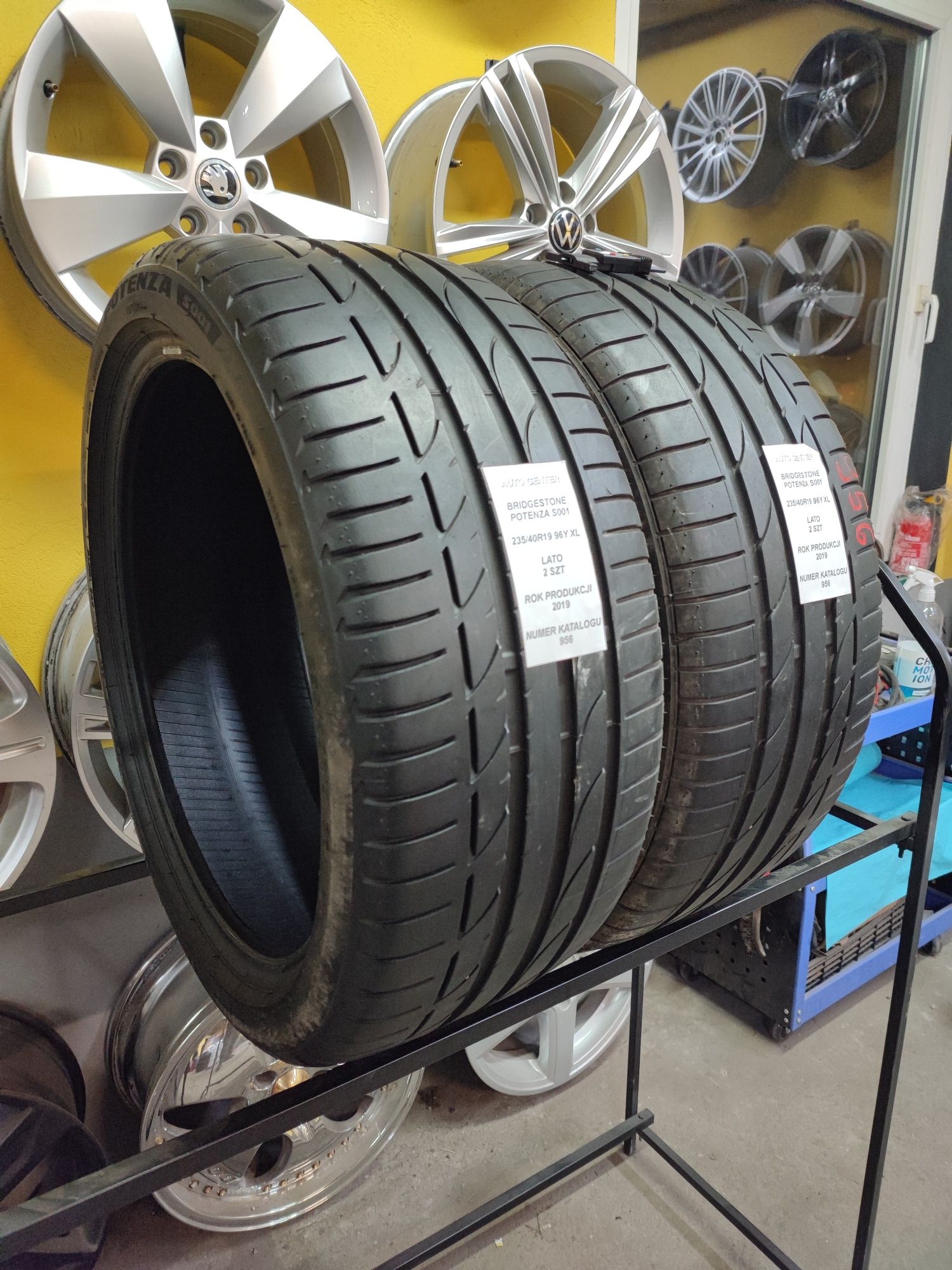 Opony letnie 235/40R19 96Y XL Bridgestone Potenza S001 | 2szt