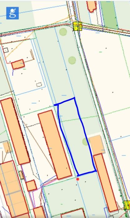 Działka przemysłowo-usługowa Żelków Kolonia