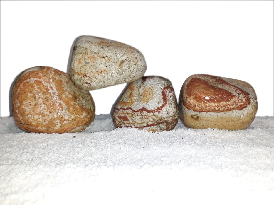 Wyjątkowe tęczowe kamienie ozdobne do akwarium 3-6 cm 5 kg