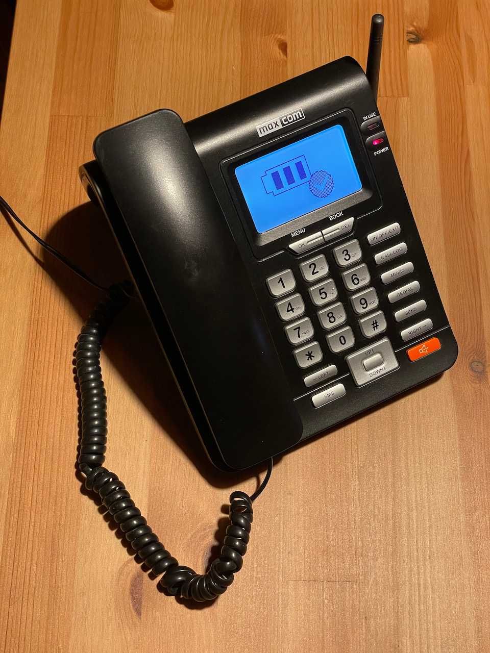 Maxcom MM28D HS - telefon stacjonarny GSM na SIM