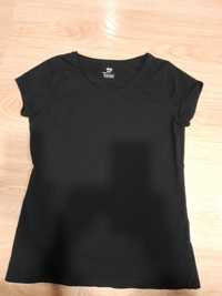 T-shirt dziewczęcy czarny H&M rozm. 158 -164 cm