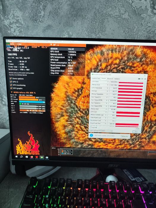 Відеокарта MSI RTX 3070 ti ventus 3x 8gb oc