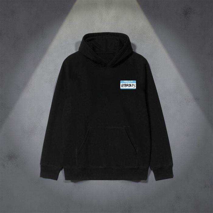 Мужское худи Vetements Logo унисекс  Ветементс Ветмо толстовка кофта