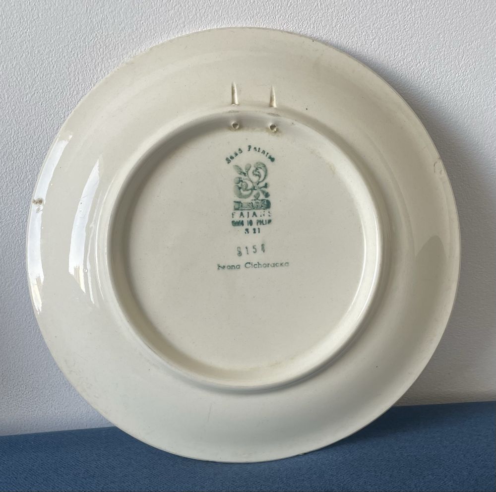 Fajans/Ceramika/Porcelana PRL , Włocławek Talerze , półmisek