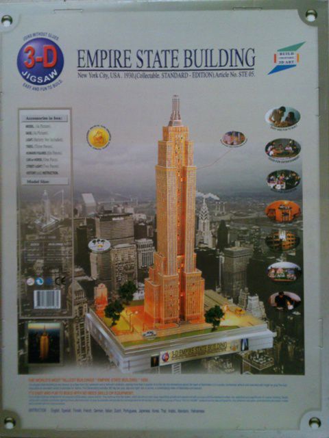 Empire State Building 3D Jigsaw Puzzle