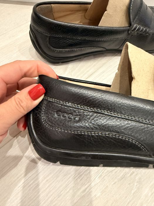 Туфлі мокасини лофери Ecco шкіра р.46