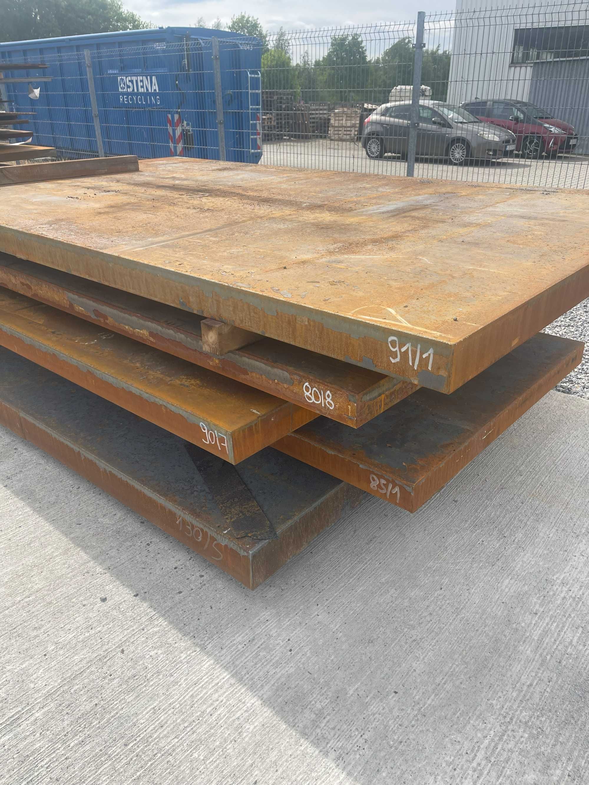 Grube blachy arkusze stal twarda S355 80x1500x2720, 90x2000x3000
