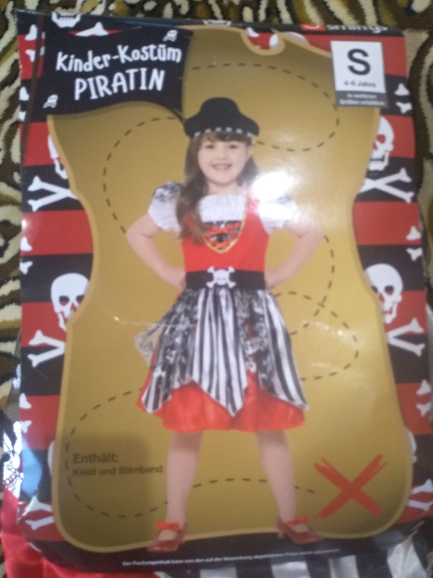 Карнавальный костюм пират, разбойница(4-6лет)