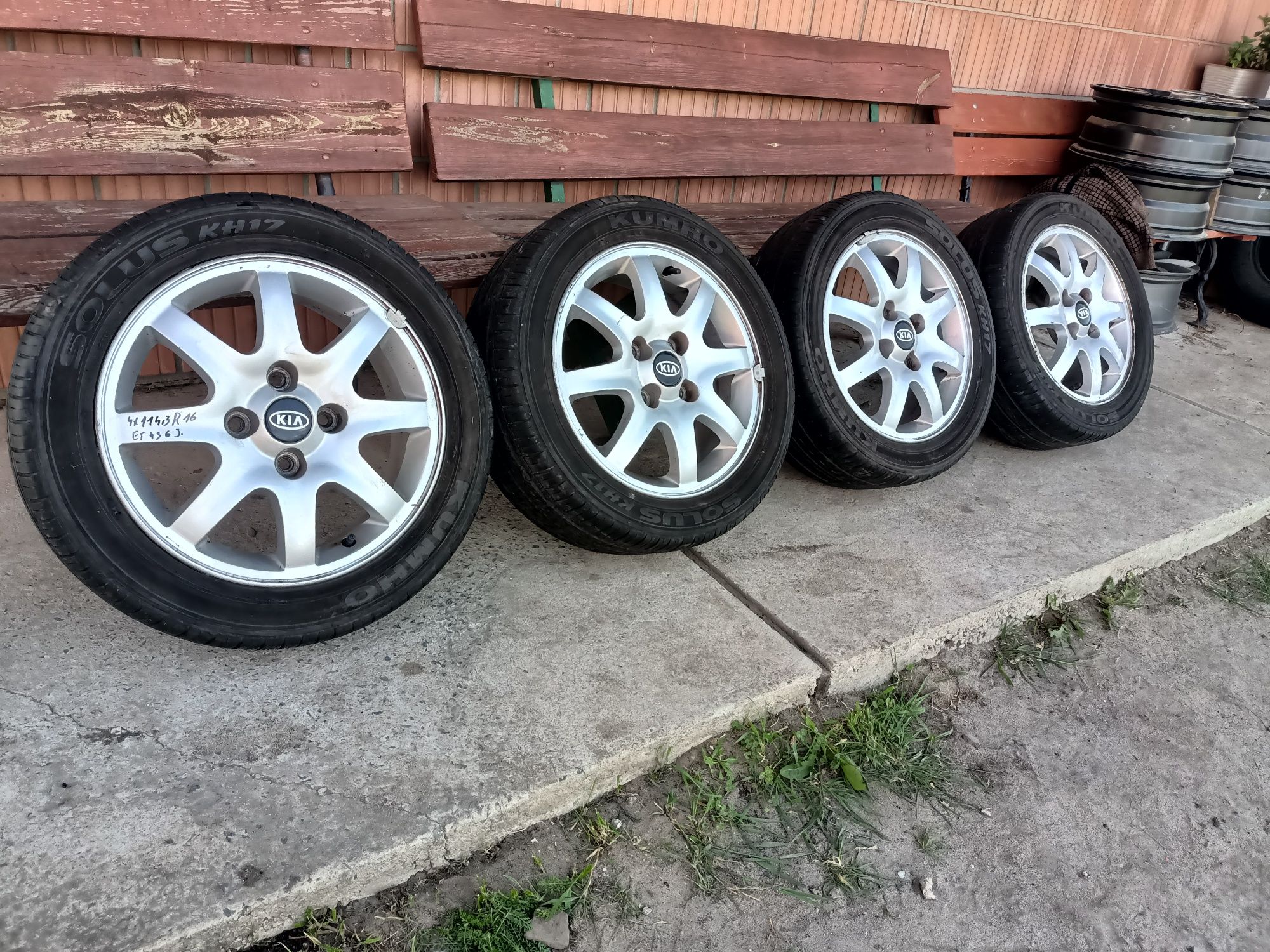 Felgi 4x114,3 R16 KiA Honda