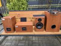 Subwoofer, głośnik centralny +2 satelitki TONSIL
