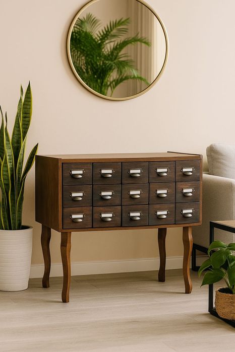 Вінтажна бібліотечна картотека.