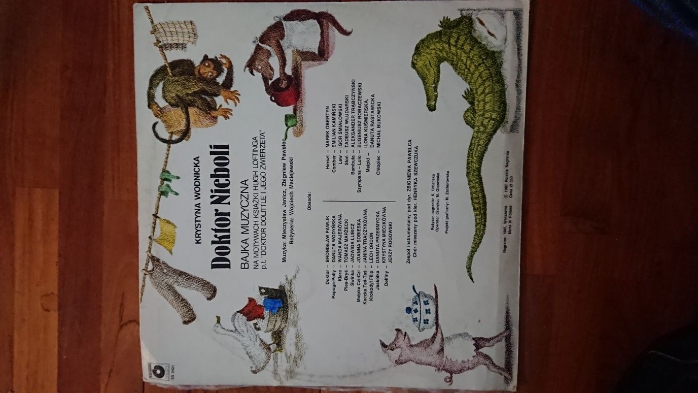 Płyta winylowa Bajka muzyczna Doktor Nieboli