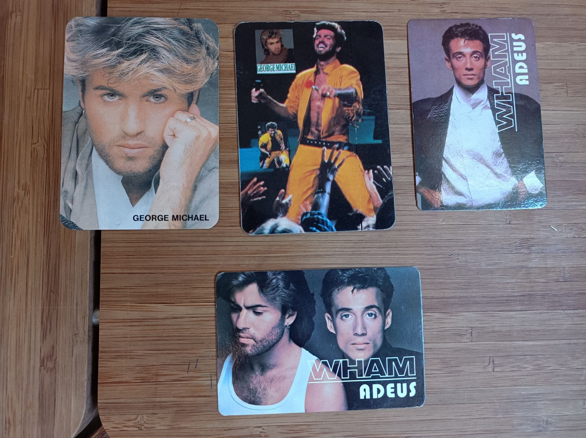 Lote de 4 Calendários * George Michael / Wham * Anos 1986 / 1987