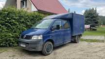 REZERWACJA Volkswagen Transporter T5 4x4 2,5 TDI kontener, chlodnia