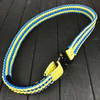 Ремень з паракорду Double Cobra (blue/yellow)