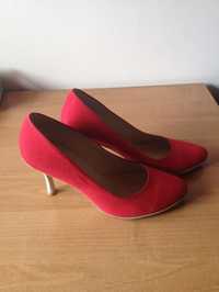Slubne czerwone buty witt 38