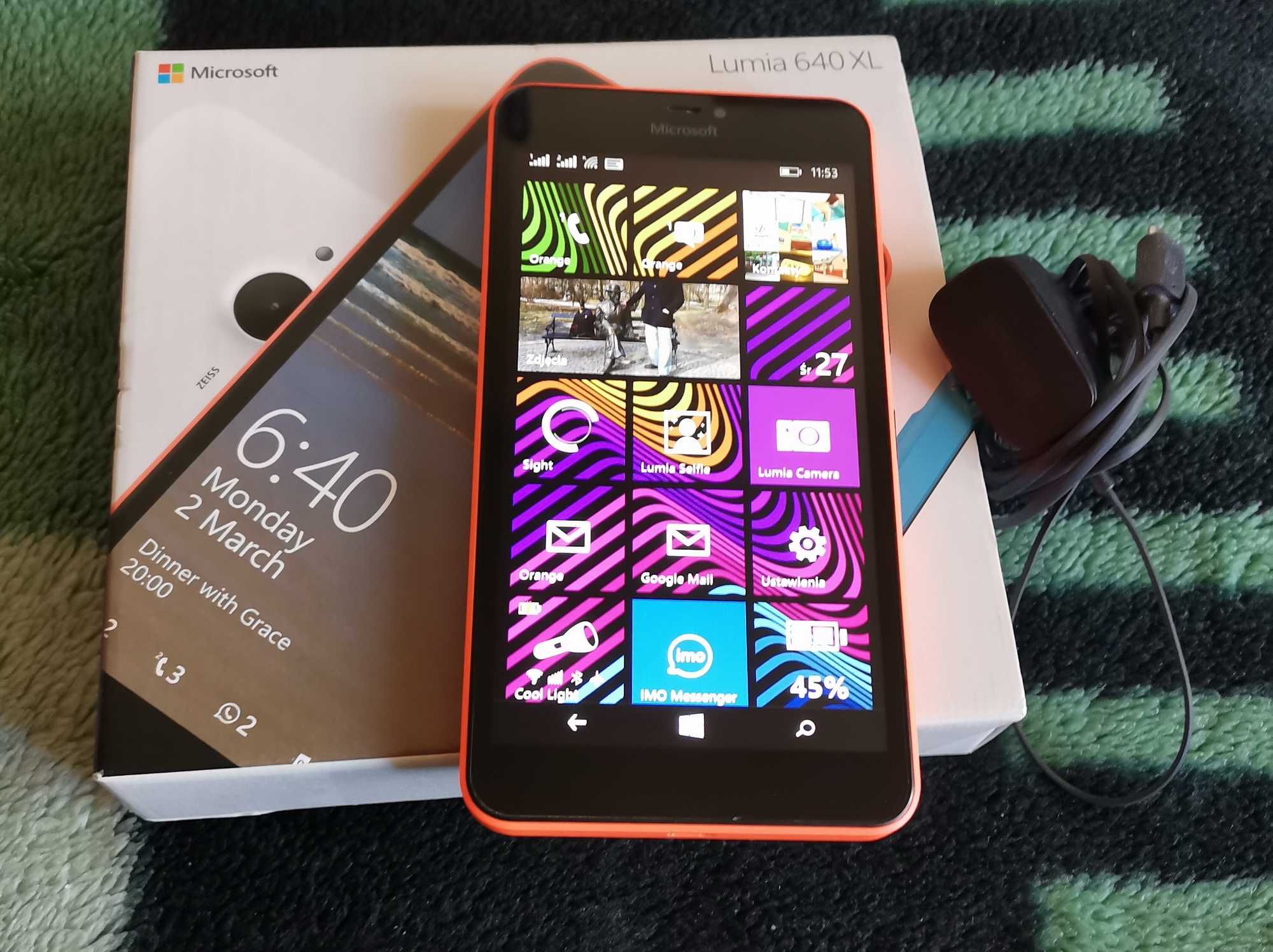 Microsoft Lumia 640 XL Dual SIM Pomarańczowy