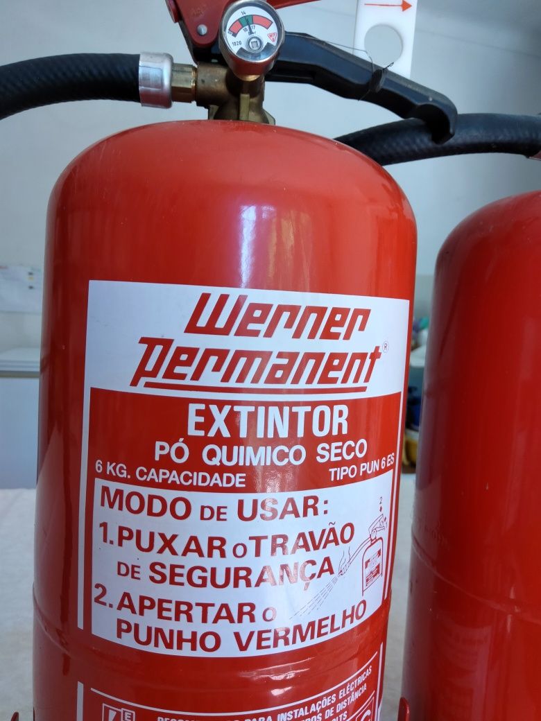 Extintores de pó ABC - Novos
