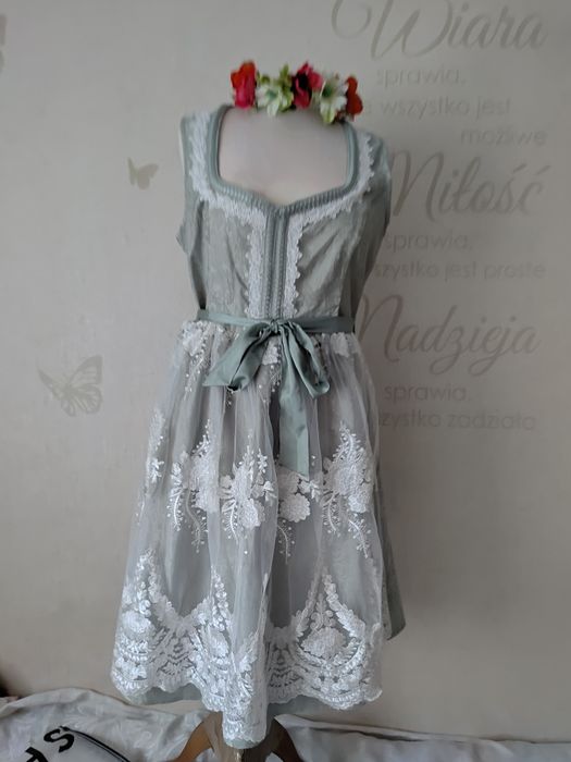 Strój przebranie ludowe folk folklor Oktoberfest Jagna Chłopi roz 40