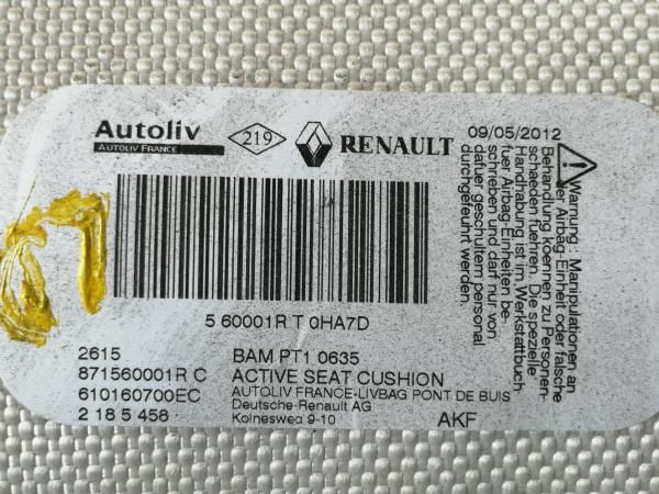 Airbag banco direito RENAULT Clio III (BR0/1, CR0/1)