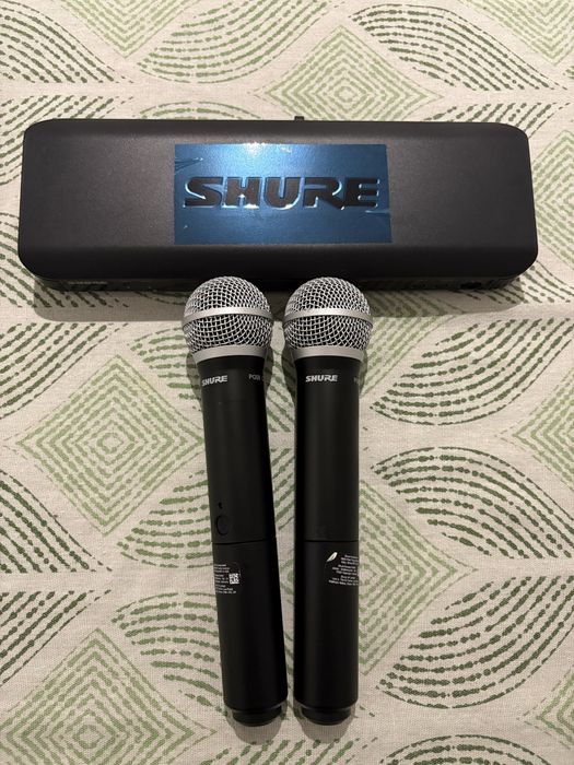 Mikrofony bezprzewodowe para SHURE BLX288E/SM58