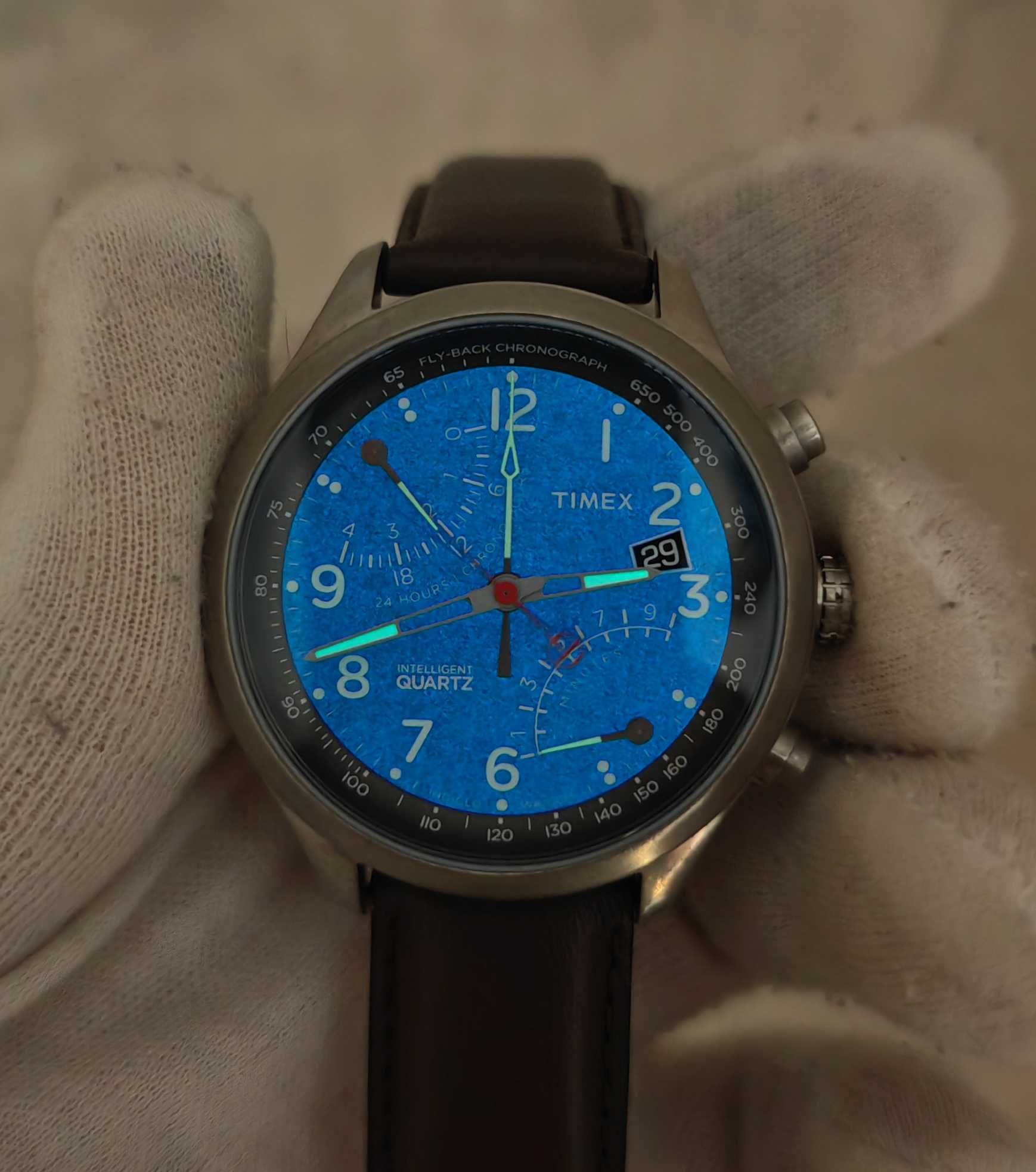 Чоловічий годинник Timex T2P509 Intelligent Indiglo Chronograph