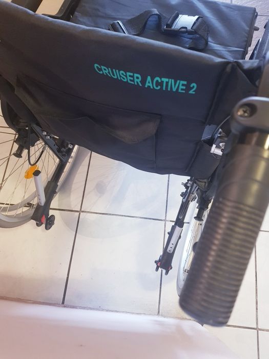 Aluminiowy wózek inwalidzki Rehafund Cruiser Active 2