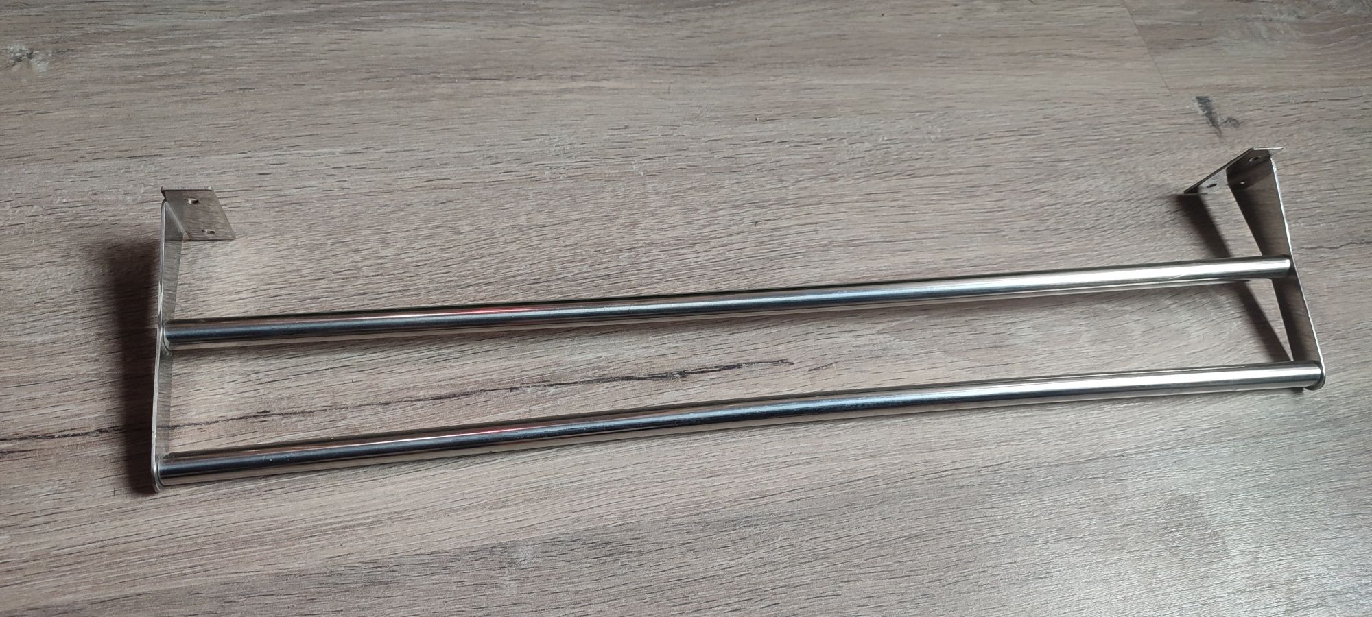 Toalheiro duplo inox