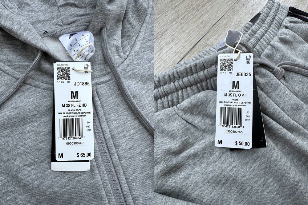 США! Теплі чоловічі спортивні костюми Adidas ESS JD1865 Оригінал! M-XL