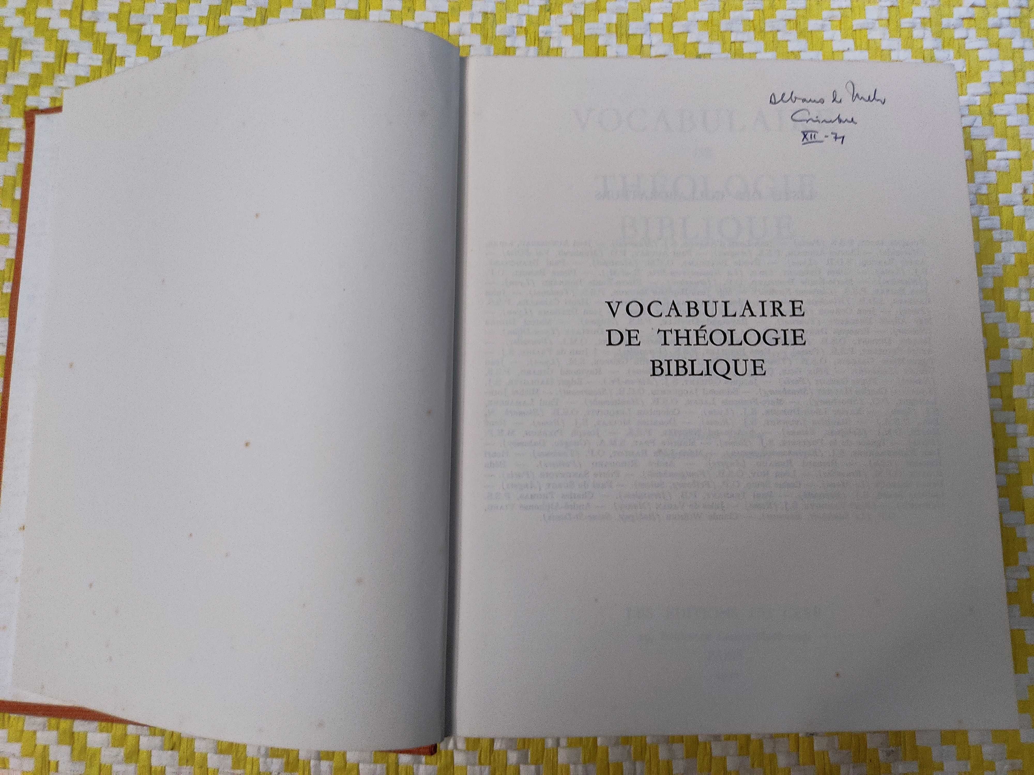 Vocabulaire de Theologie Biblique –
Les Éditions du Cerf