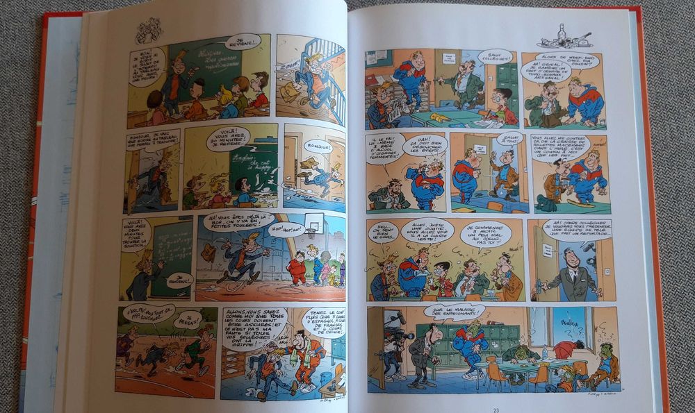 BD em francês "Les Profs - interro surprise".