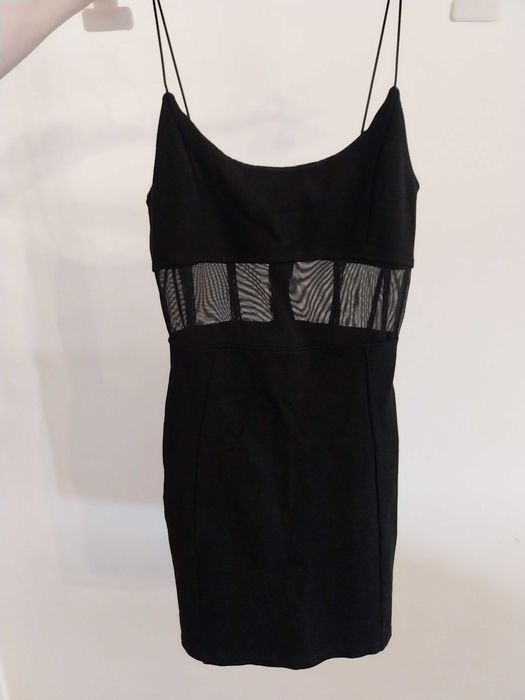 Vestido preto, Bershka, XS/34